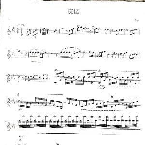 寂忆_歌曲简谱_词曲:无 许qx