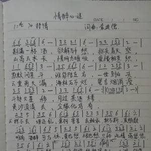 情醉心迷_歌曲简谱_词曲:袁进德 袁进德