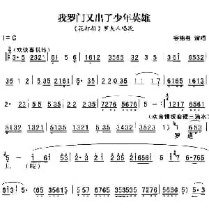 秦腔流行唱段精选 我罗门又出了少年英雄 花打朝 罗夫人唱段 容棉惠
