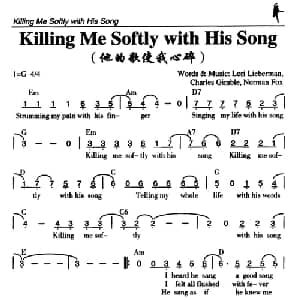 Killing Me Softly with His Song_外国歌谱