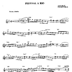 手风琴谱 | FESTIVAL A RIO 里约热内卢的节日 SAMBA