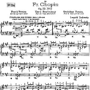 53首改编练习曲 钢琴谱 里奥鲍尔德 戈多夫斯基