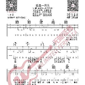 我是一只鱼 吉他谱_歌曲简谱