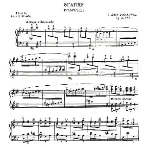 手风琴谱 | SPARKS 火花 莫什科夫斯基