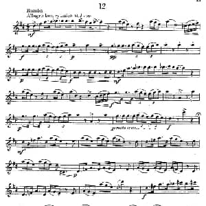 萨克斯谱 | 奇特克 萨克斯练习曲之12 ETUDY PRO SAXOPHON FR ZITRK.op.3