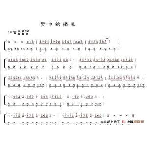 梦中的婚礼_歌谱投稿_词曲:奥立佛 图森 保罗 塞内维尔