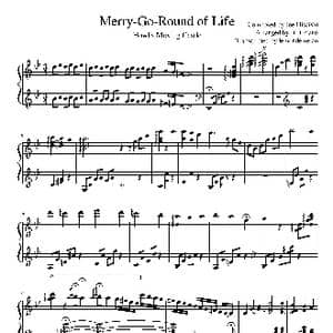 Merry Go Round of Life_歌谱投稿_词曲: 纯音乐 Joe Hisaishi