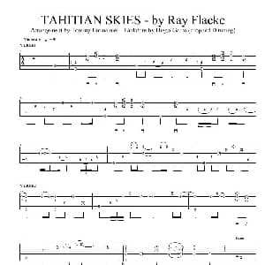 tommy emmanuel tahitian skies 吉他谱