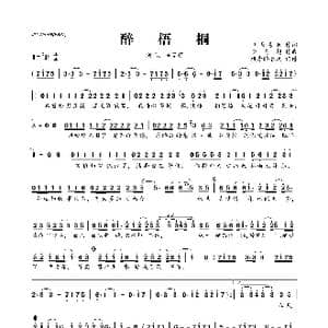 ​醉梧桐_歌曲简谱_词曲:口袋易百 李亮超