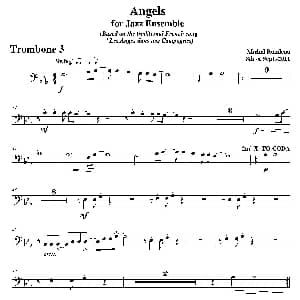 Angels for Jazz Ensemble 第三长号分谱