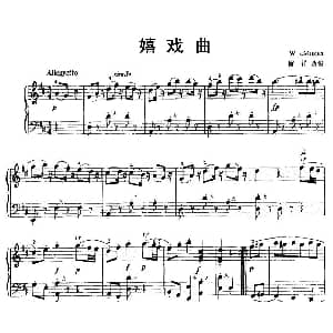 手风琴谱 | 嬉戏曲 留祥 改编