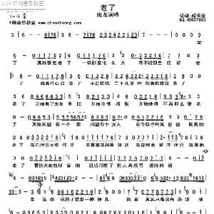 老了_歌谱投稿