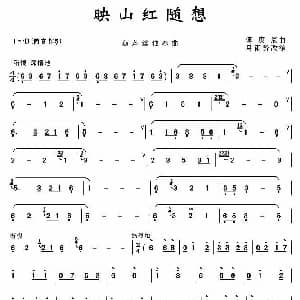 葫芦丝谱 | 映山红随想 傅庚辰