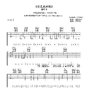 你是我的眼_歌谱投稿