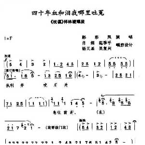 秦腔 四十年血和泪我哪里吐冤 祝福 祥林嫂唱段 郝彩凤