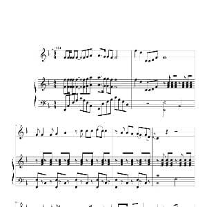 二十年后再相会 钢琴谱 谷建芬