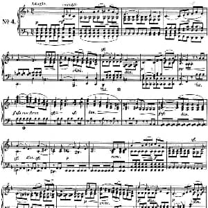 门德尔松无词歌Op.53 钢琴谱 门德尔松