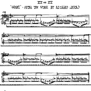 为加料钢琴而作的奏鸣曲与间奏曲 钢琴谱 约翰 凯奇