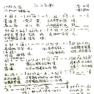 江山飞歌_歌谱投稿_词曲:李众,李咪 雷立新