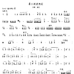 二胡谱 | d小调随想曲