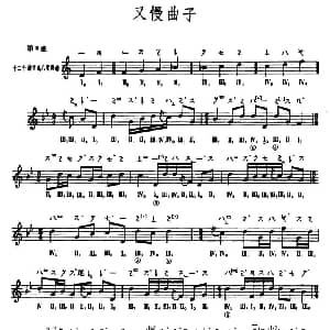 琵琶谱 | 又慢曲子 敦煌琵琶曲谱 第8曲