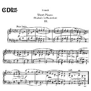 18 Short Pieces 钢琴谱 赛扎尔 弗兰克