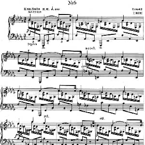 斯克里亚宾 钢琴练习曲 Op.42 No.6 Alexander Scriabin Etudes 钢琴谱 斯克里亚宾