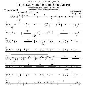 THE HARMONIOUS BLACKSMITH 第三长号分谱