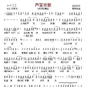 芦笙欢歌_歌曲简谱_词曲:沈成君 曾宪达