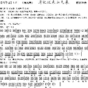 京剧谱 | 年纪迈来血气衰 清风亭 选段 琴谱 周信芳