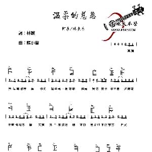 温柔的慈悲 吉他谱 阿桑 林敏 陈小霞