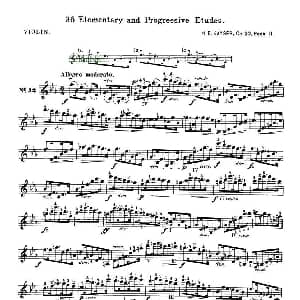 小提琴谱 | 开塞 KAYSER 36首小提琴练习曲之32