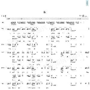 默_歌曲简谱_词曲:尹约 钱雷