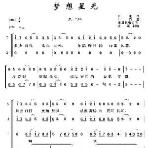 梦想星光_歌谱投稿_词曲:田地 印青