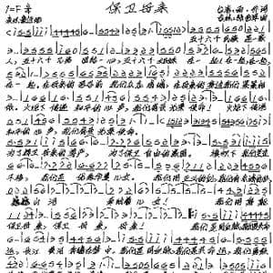 保卫母亲_歌谱投稿_词曲:黄雨乔 张艺军