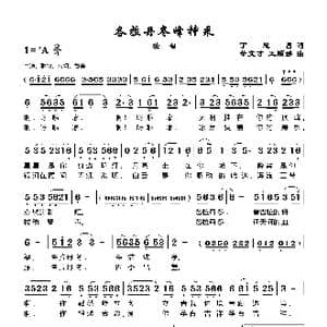 各拉丹东峰神采_歌谱投稿_词曲:丁恩昌 董文才王顺娣