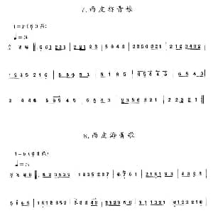 西皮柳青娘 西皮海青歌 京胡