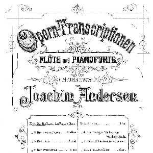 长笛曲谱 | Opern Transcriptionen.Op.45 1 长笛 钢琴伴奏