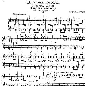 Brinquedo de Roda 钢琴谱 海托尔 维拉 罗勃斯