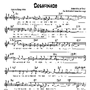 DESAFINADO 降B爵士乐谱