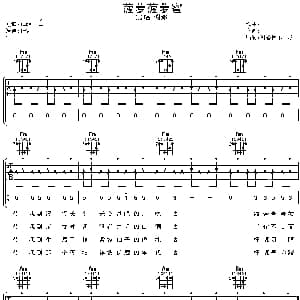 菠萝菠萝蜜 吉他谱 谢娜