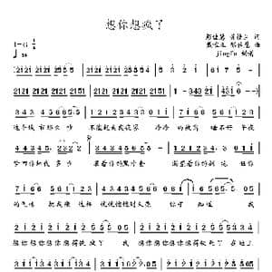 想你想疯了_歌谱投稿