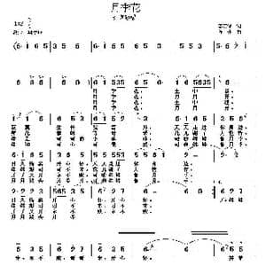 月季花_歌曲简谱_词曲:李荫保 任升