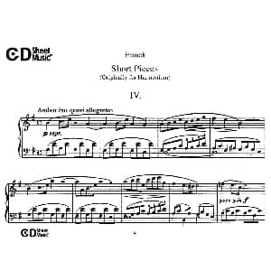 18 Short Pieces 钢琴谱 赛扎尔 弗兰克