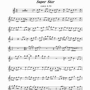萨克斯谱 | Super Star