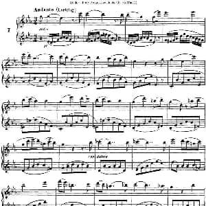 长笛曲谱 | 柯勒40首长笛提高练习曲OP.55 二重奏 NO.7 Kohler 柯勒