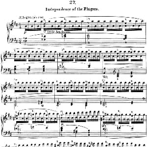 50首车尔尼Op.740钢琴手指灵巧技术练习曲 钢琴谱 车尔尼