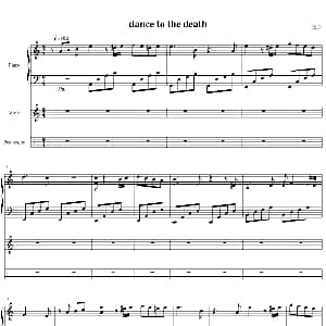 Dance to the death 木偶的死亡舞步 钢琴 中提琴 架子鼓 逸云