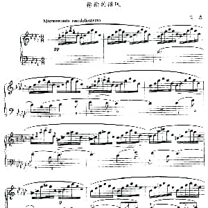 徐徐的微风 钢琴谱 简森