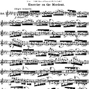 小提琴谱 | 马扎斯小提琴练习曲 Op.36 第二册 华丽练习曲 56